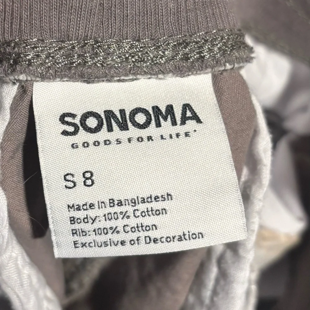 Sonoma Boy’s Cargo Drawstring Shorts in Charcoal